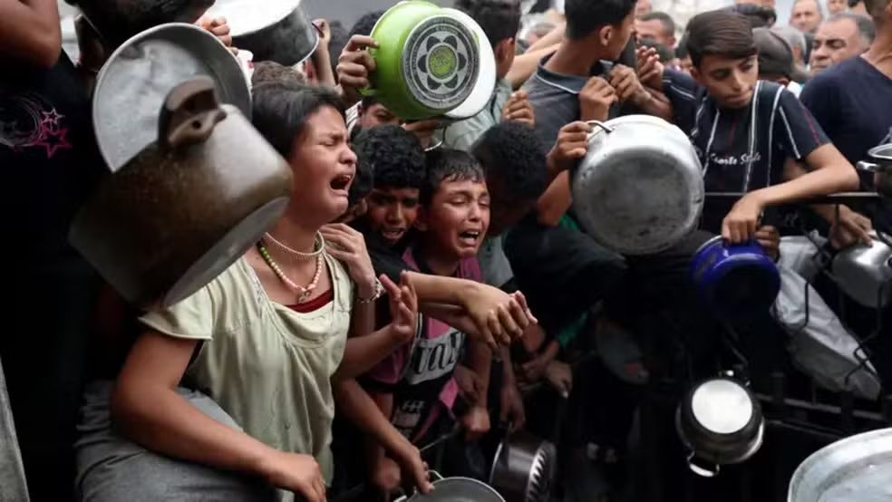 Leia mais sobre o artigo Quando a fome mata Netanyahu se alegra e o Ocidente aplaude em silêncio